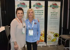 Gretchen Lane and Celyne Goulet with NatureSeal.